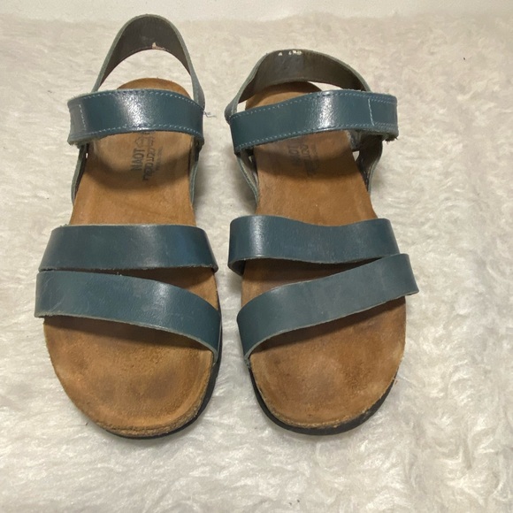 Naot Kayla Womens Blue Leather Sandal Size US 9.5/40 - Picture 3 of 6